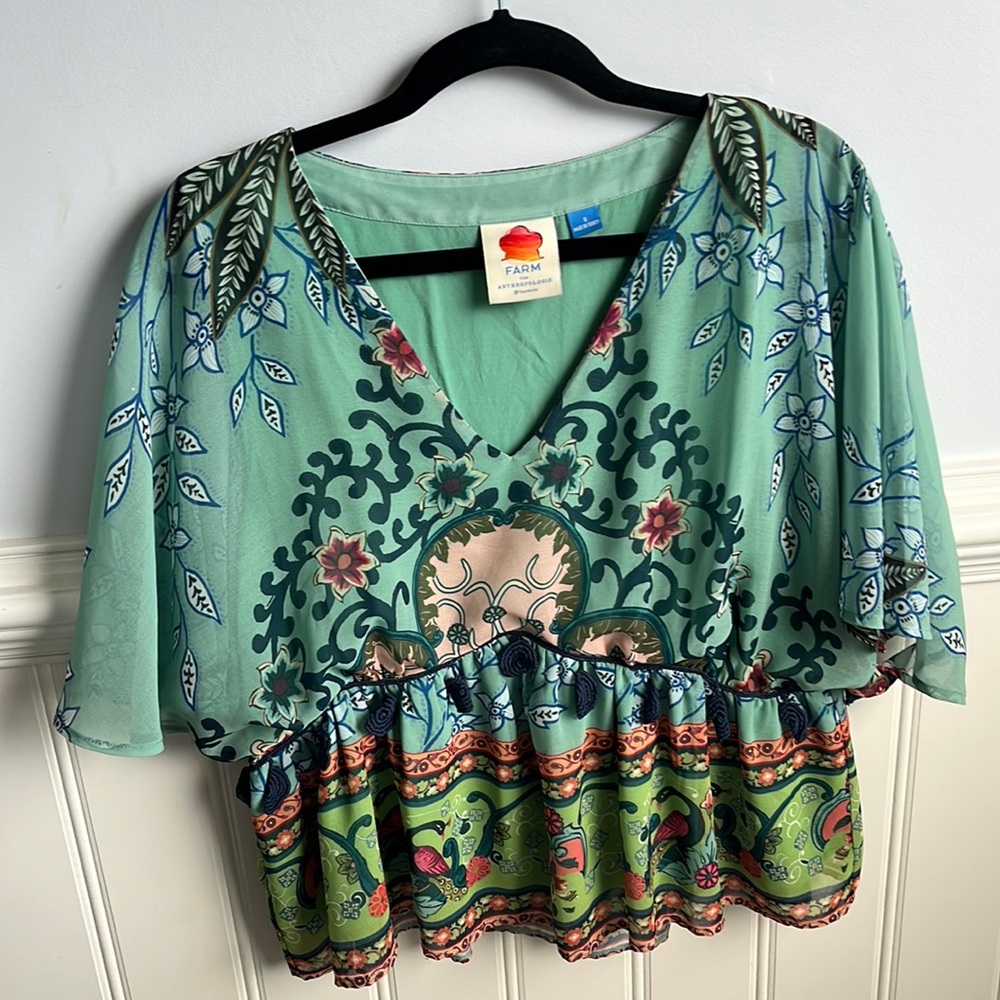 FARM Rio by Anthropologie boho top Small